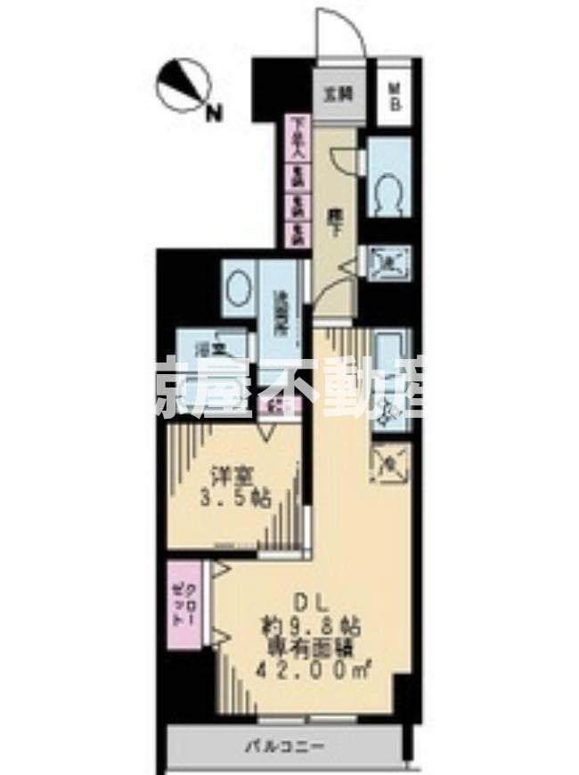 アーク銀座京橋の間取り