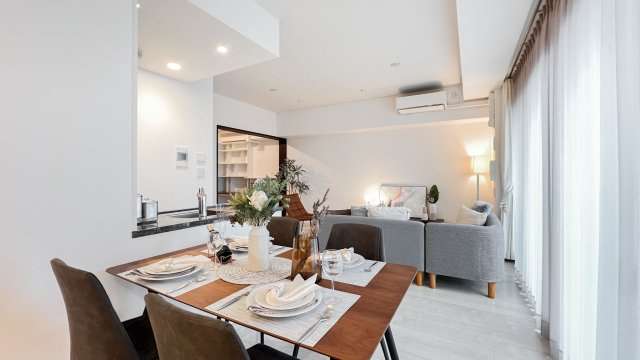 【居間・リビング】 | ★仲介手数料無料★品川イーストシティタワー（東京湾ウォーターフロント期待されている天王洲アイル）