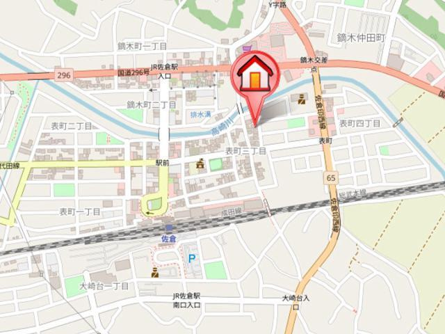 メゾンフルールの地図
