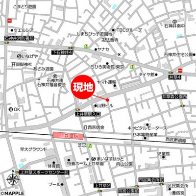 【地図】 | Ｌｉｂｅｒｔｅ井草