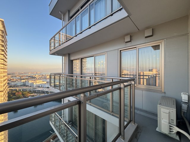 WコンフォートタワーズWESTのバルコニー