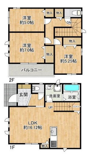 【間取り】 | 明石市大久保町西島　1号棟　新築戸建
