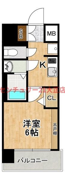 プレサンス大正エミナンスの間取り