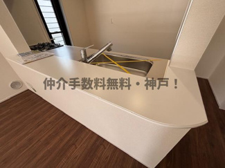 【キッチン】 | 神戸市垂水区旭が丘3丁目　新築戸建　仲介手数料無料！ | きれいなキッチンです