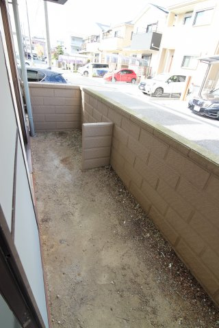 山本マンションのバルコニー