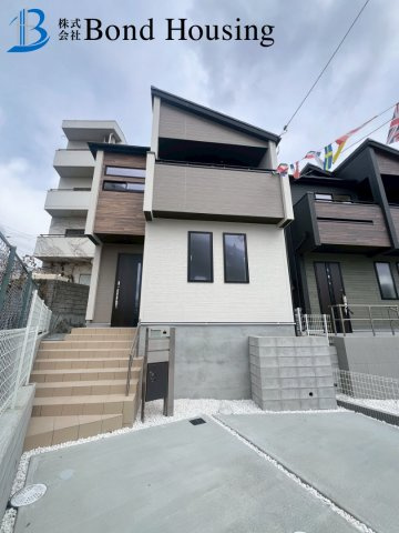 LDKは広々約19.5帖・収納豊富　垂水区名谷町　全2棟　1号棟の外観