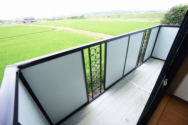 サンハイツ梶山Ｂのバルコニー