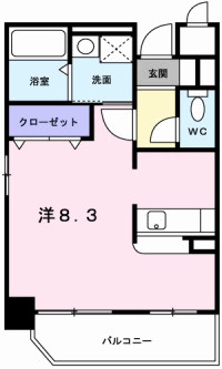 コンフォルト水笠の間取り