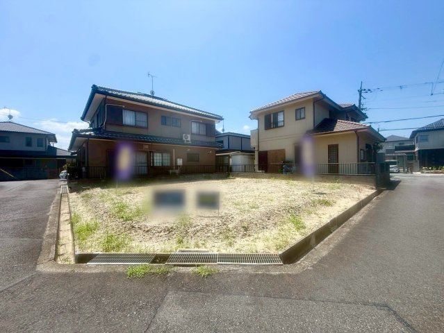 草津市南笠町　建築条件無し売土地の外観