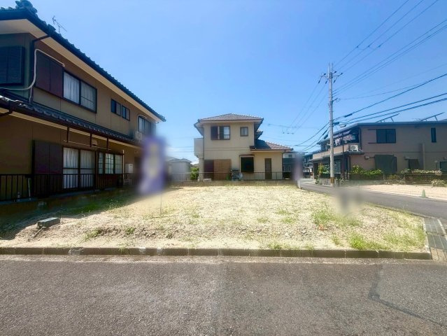 草津市南笠町　建築条件無し売土地の外観