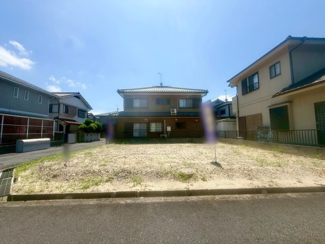 草津市南笠町　建築条件無し売土地の外観
