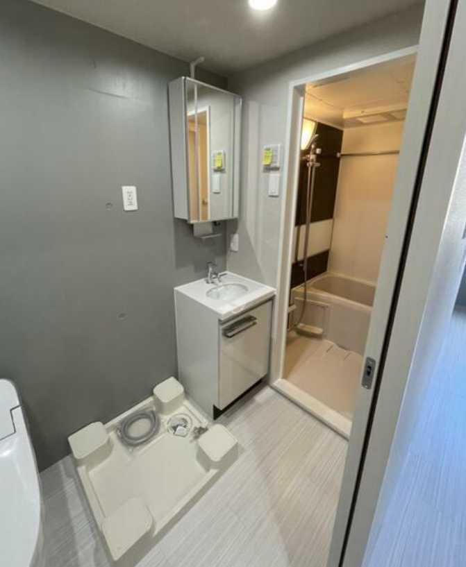 BEL FIORE SANCHA　築浅　ペット飼育可　敷金０の洗面所