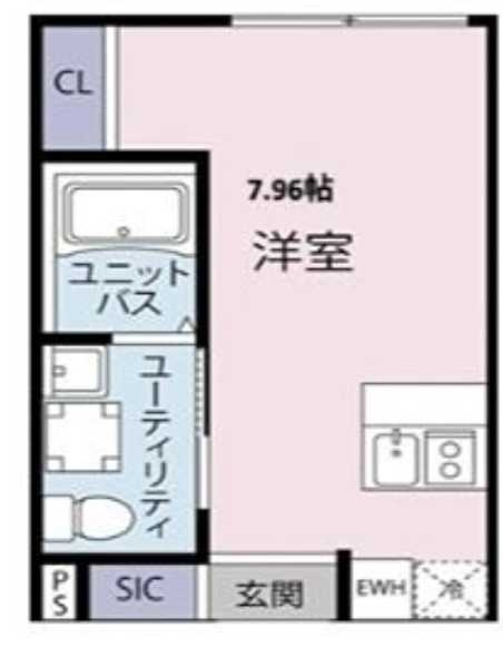 BEL FIORE SANCHA　築浅　ペット飼育可　敷金０の間取り