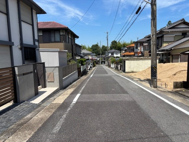 豊田市岩滝町滝坂土地の前面道路含む現地写真
