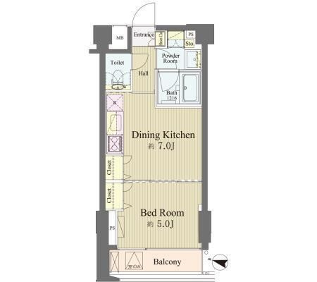 神楽坂南町ハウスの間取り
