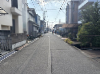 【前面道路含む現地写真】 | 茨木市星見町　建築条件無し売土地 | 前面道路含む現地写真です。