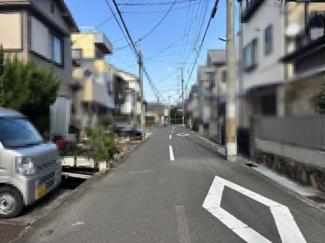 【前面道路含む現地写真】 | 茨木市星見町　建築条件無し売土地 | 前面道路含む現地写真です。