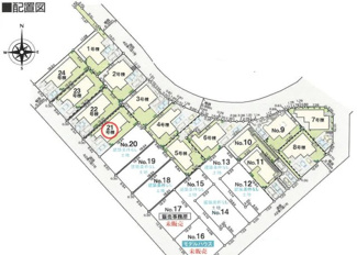 【区画図】 | アイタウン木津川市城山台３丁目 | 区画図