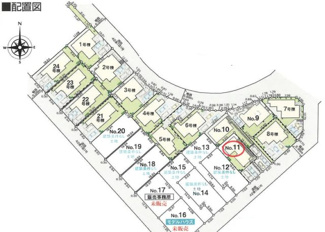 【区画図】 | アイタウン木津川市城山台３丁目 | 区画図