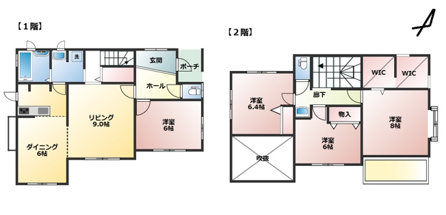 【間取り】 | 大網白里市季美の森南３丁目　中古戸建