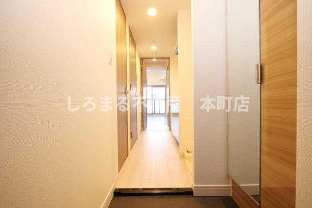 プレサンスOSAKA DOMECITYビーツの玄関