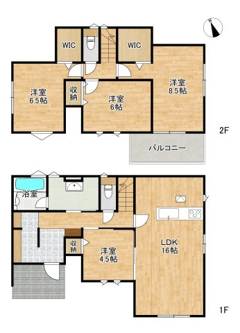 仙台市太白区東大野田の間取り