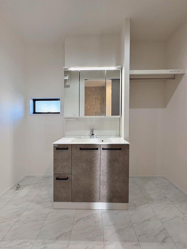 仙台市太白区東大野田の洗面所