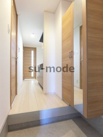 ヴィルヌーブ庄屋の玄関