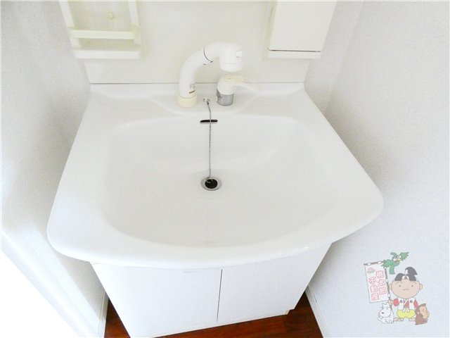 フラッツア西市の洗面所