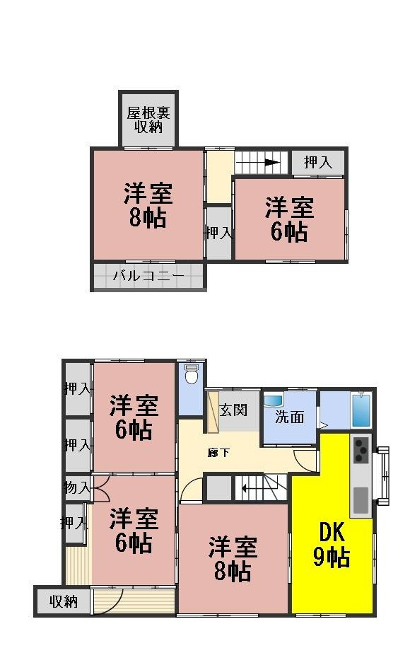 ６６２３０　関市星ヶ丘中古戸建ての外観