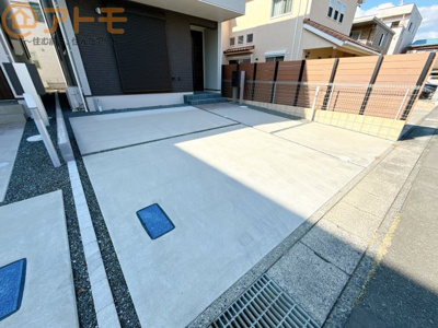 【駐車場】 | 清水区八坂西町　戸建　2号棟 | 並列２台の駐車スペースです♪