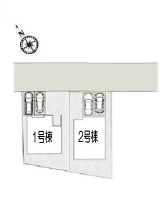 クライン宇都宮市平松第２期の区画図|○全棟配置図○