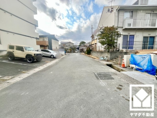 京田辺市三山木野神の前面道路含む現地写真|11月22日　現地写真更新