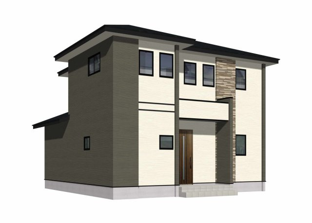  For.M Iーフォルムー小倉南区山手2丁目2期　【小倉南区　新築戸建て】の外観パース| For.M Iーフォルムー小倉南区山手2丁目2期　【小倉南区　新築戸建て】