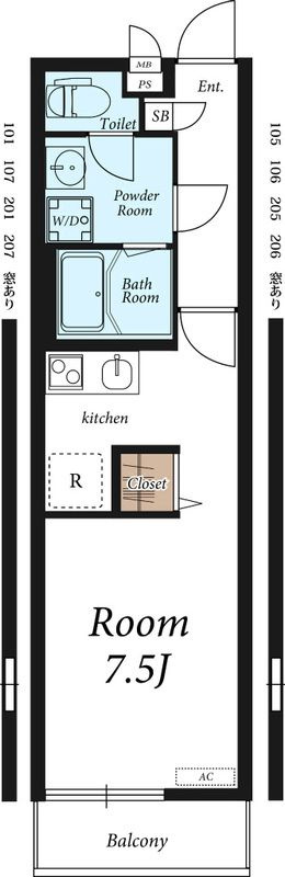 リブリ・加倉の間取り