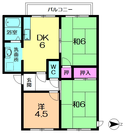 【間取り】 | パティオ赤坂