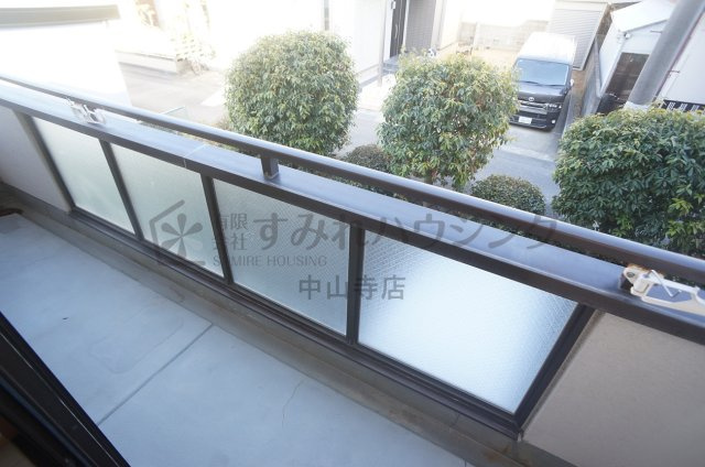 グランドゥール安倉のバルコニー
