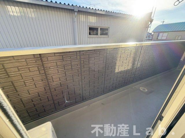 メゾンけやき通りのバルコニー