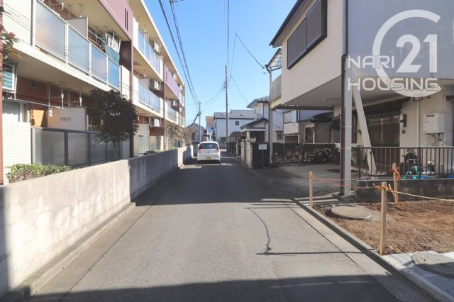 【前面道路含む現地写真】 | 昭島市緑町1丁目　売地 | 前面道路含む現地写真です