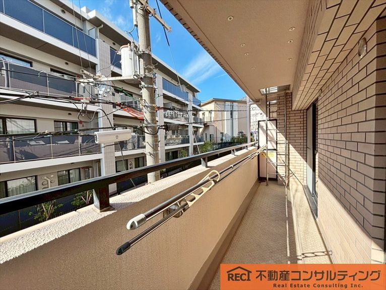 甲南ドルチェ六甲のバルコニー
