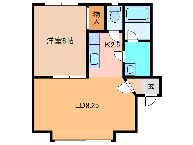 マジェスタ宝来の間取り