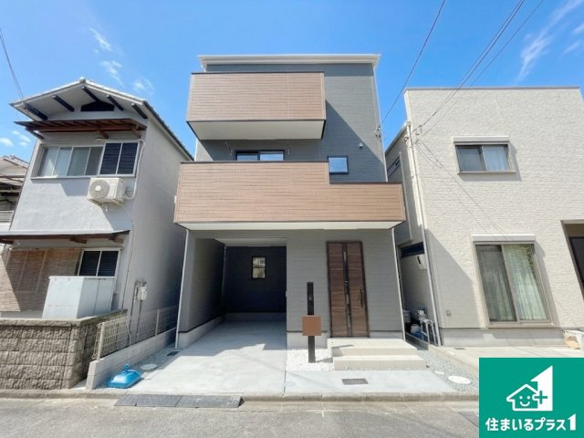羽曳野市河原城　第2期　新築一戸建ての外観|お客様に長く安心して住んでいだだける事にこだわった家づくり！住んでからのアフターサービスにもしっかりと取り組んでいます！