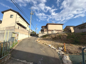 【前面道路含む現地写真】 | 右京区花園大藪町　建築条件なし