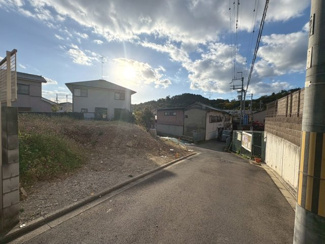 【前面道路含む現地写真】 | 右京区花園大藪町　建築条件なし