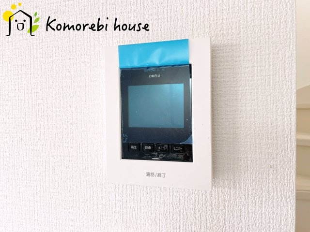 蓮田市馬込　11期　新築一戸建て　リガーレ　01の防犯設備|モニター付インターホンです