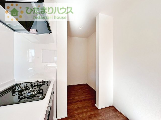 【設備】 | 第1常総市東野原　新築戸建　1号棟 | パントリー完備で散らかりがちなキッチン回りもラクラクお片付けできちゃいます！(*^-^*)