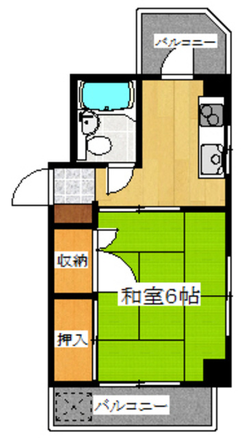 めぞんエルの間取り|１フロアー２世帯です！