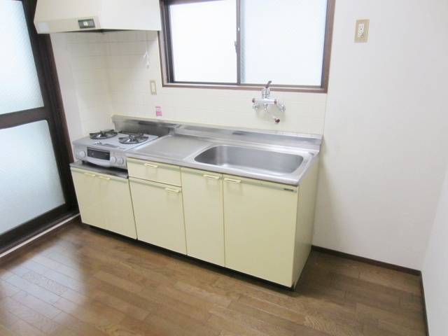 めぞんエルのキッチン|２口コンロ設置可能です！