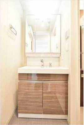 【洗面所】 | プライマルフロント菊川 | 脱衣スペースもあります