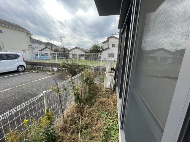 ソレイユ参番館のバルコニー